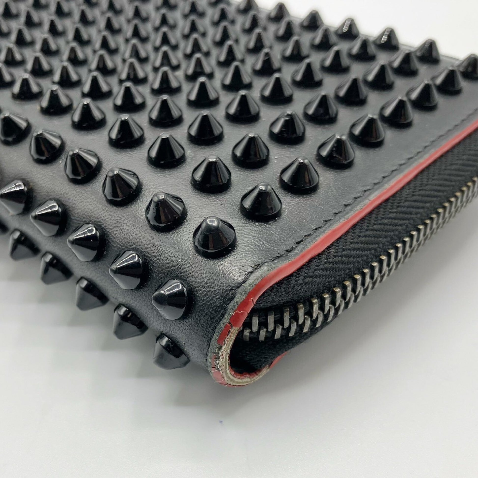 Christian Louboutin Panettone Leather Studded Long Wallet