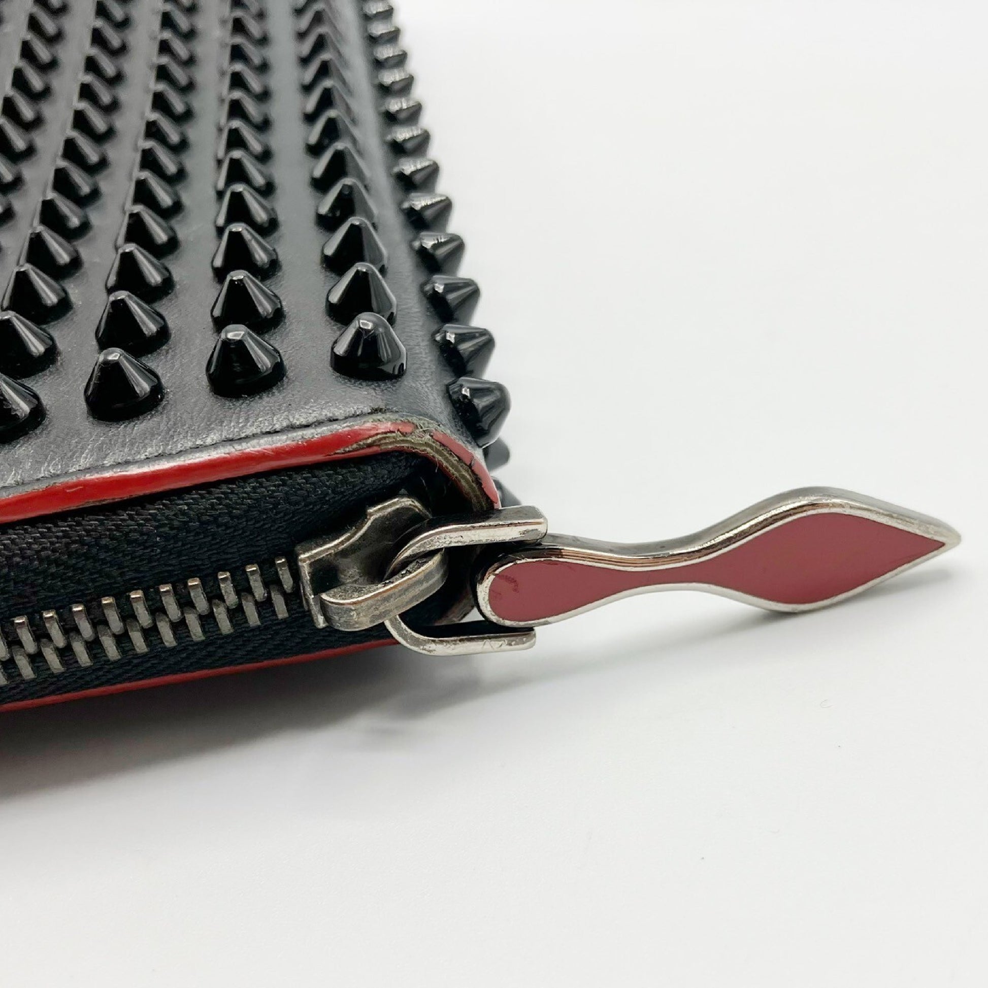 Christian Louboutin Panettone Leather Studded Long Wallet