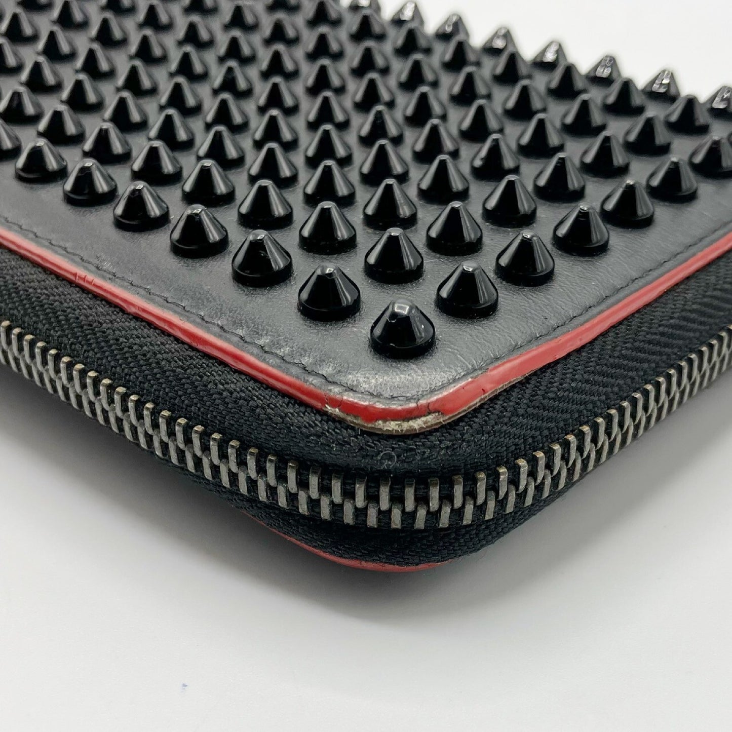 Christian Louboutin Panettone Leather Studded Long Wallet