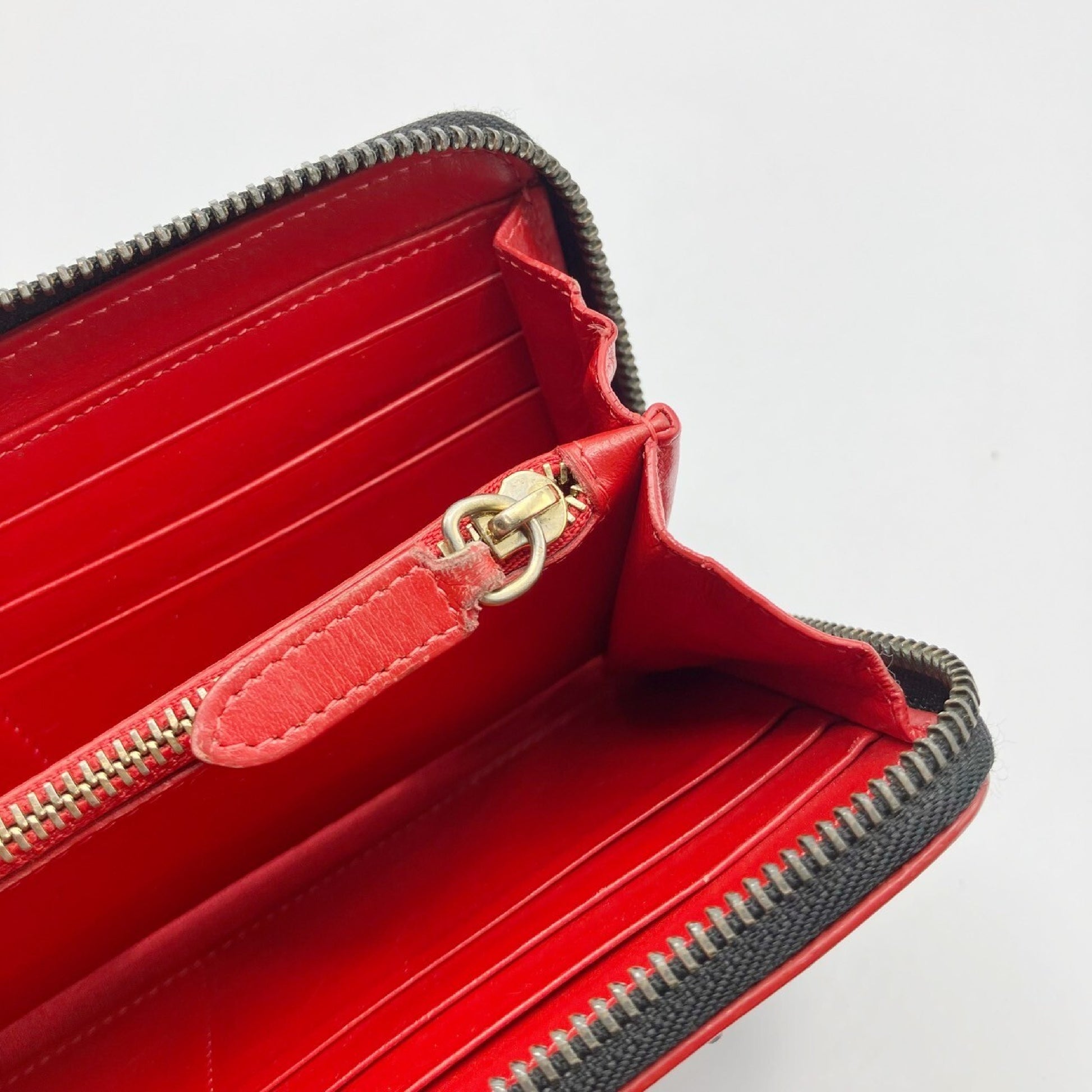 Christian Louboutin Panettone Leather Studded Long Wallet