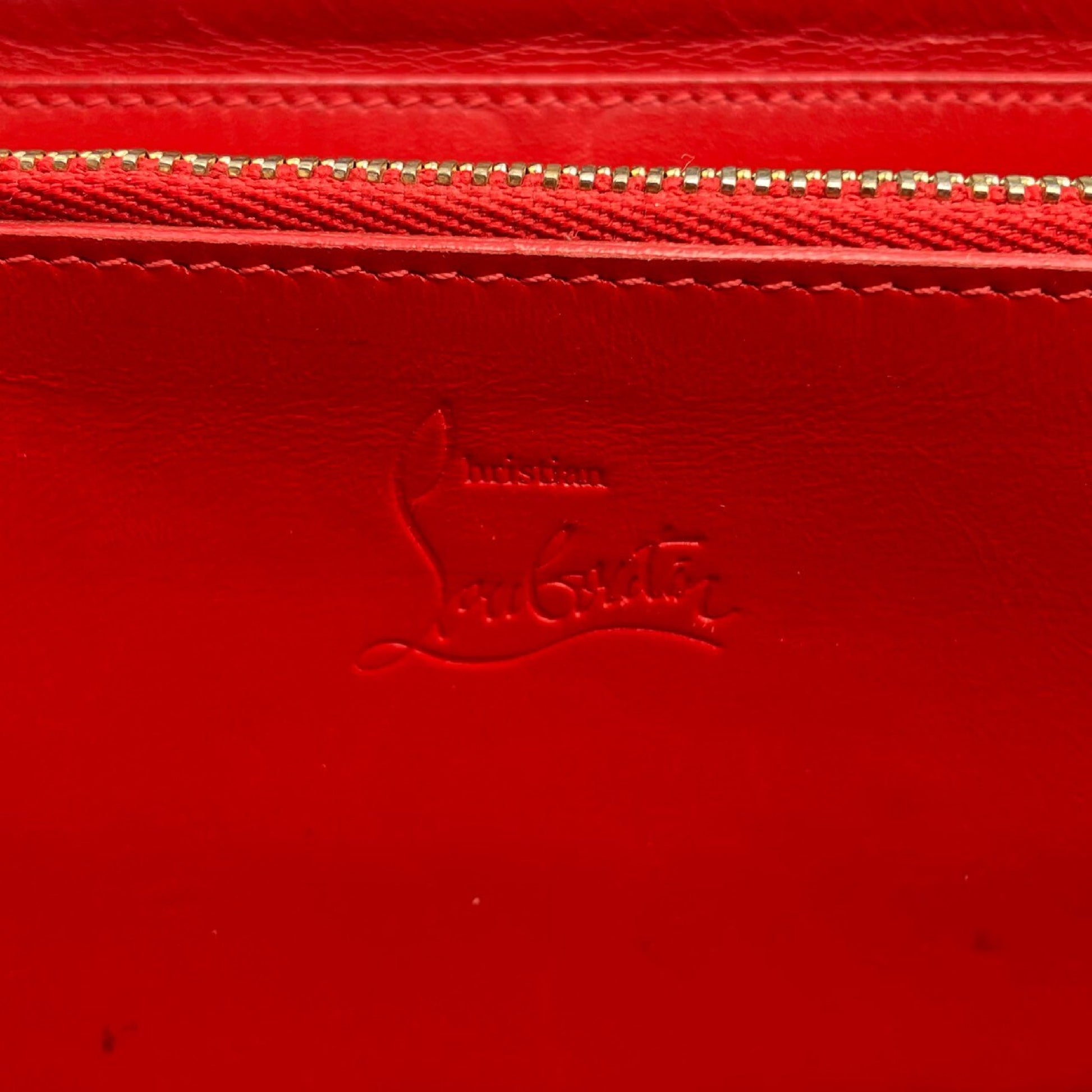 Christian Louboutin Panettone Leather Studded Long Wallet