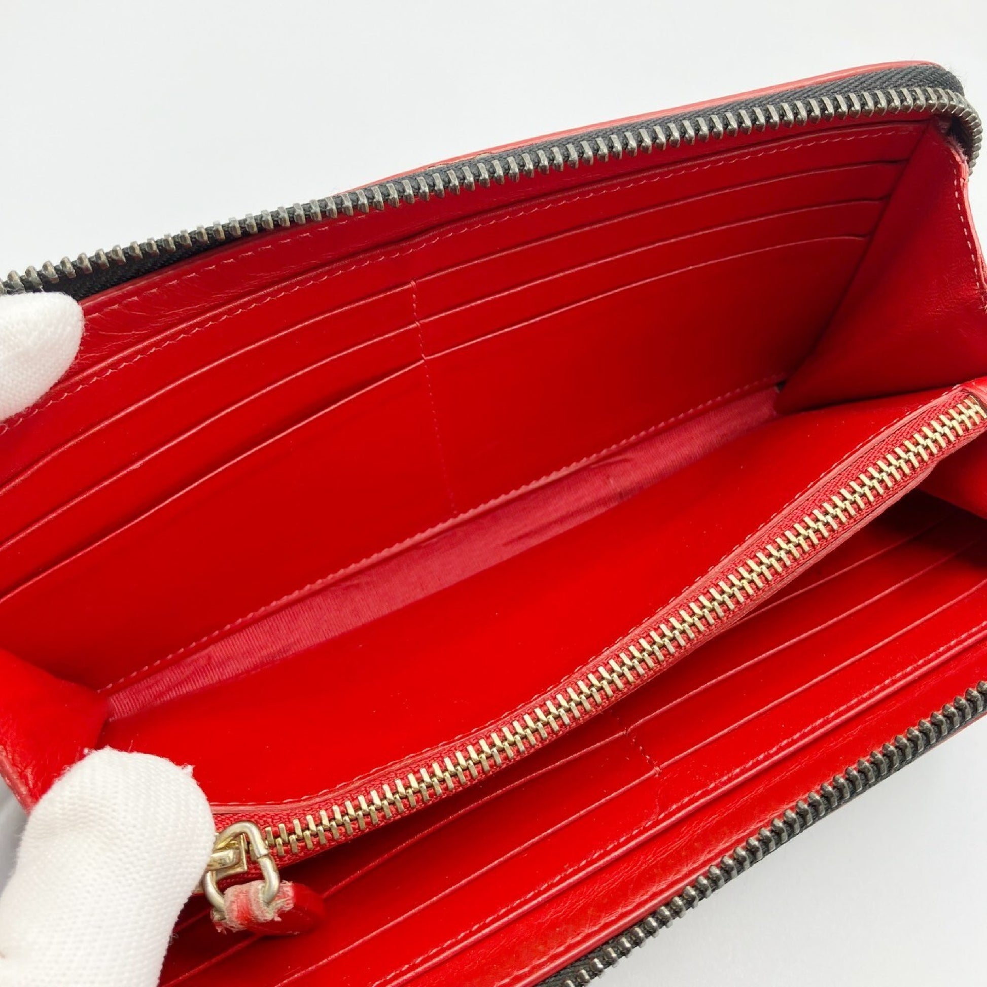 Christian Louboutin Panettone Leather Studded Long Wallet