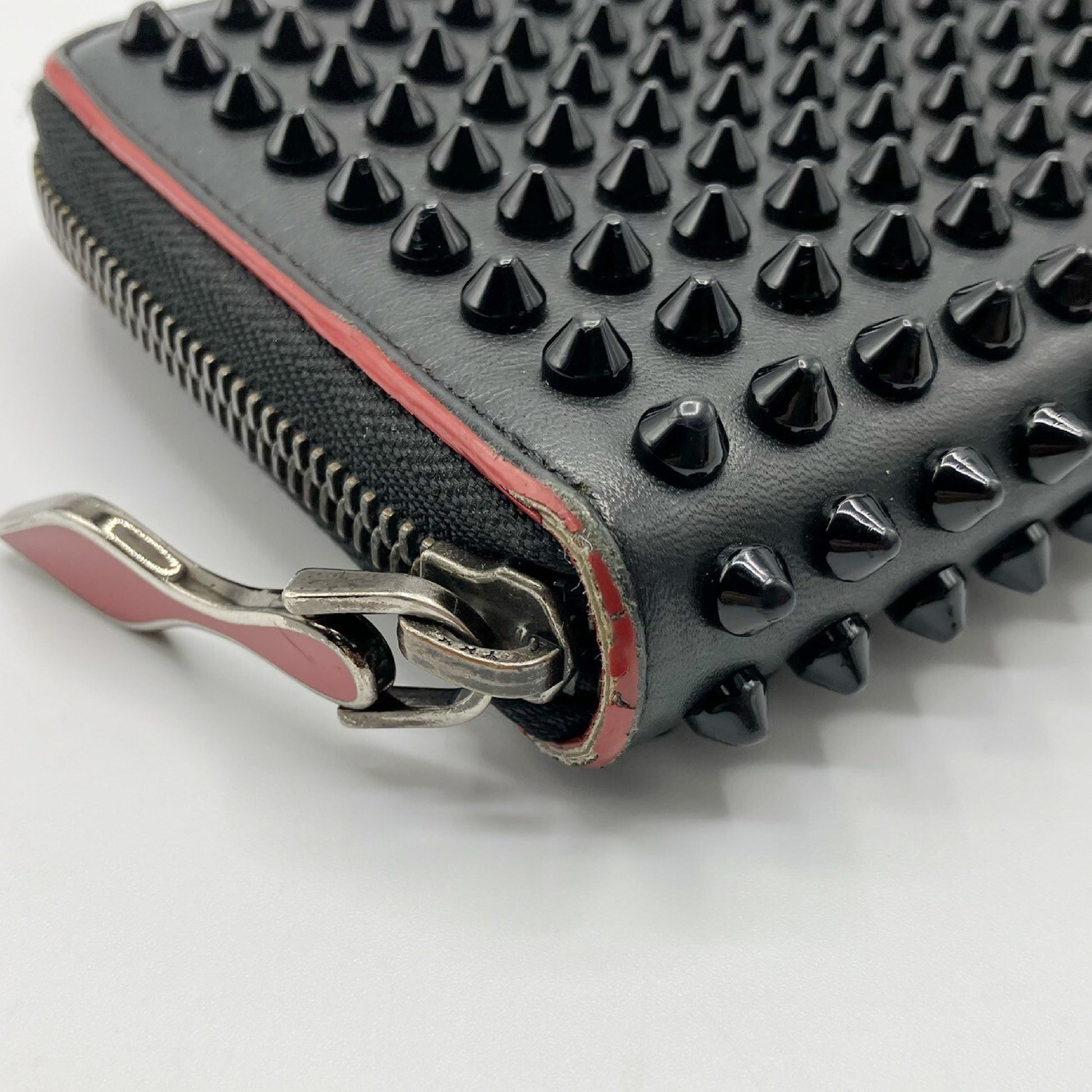 Christian Louboutin Panettone Leather Studded Long Wallet