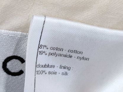 CHANEL CHANEL Waffle Dress P43547V31615 #36 White Dress