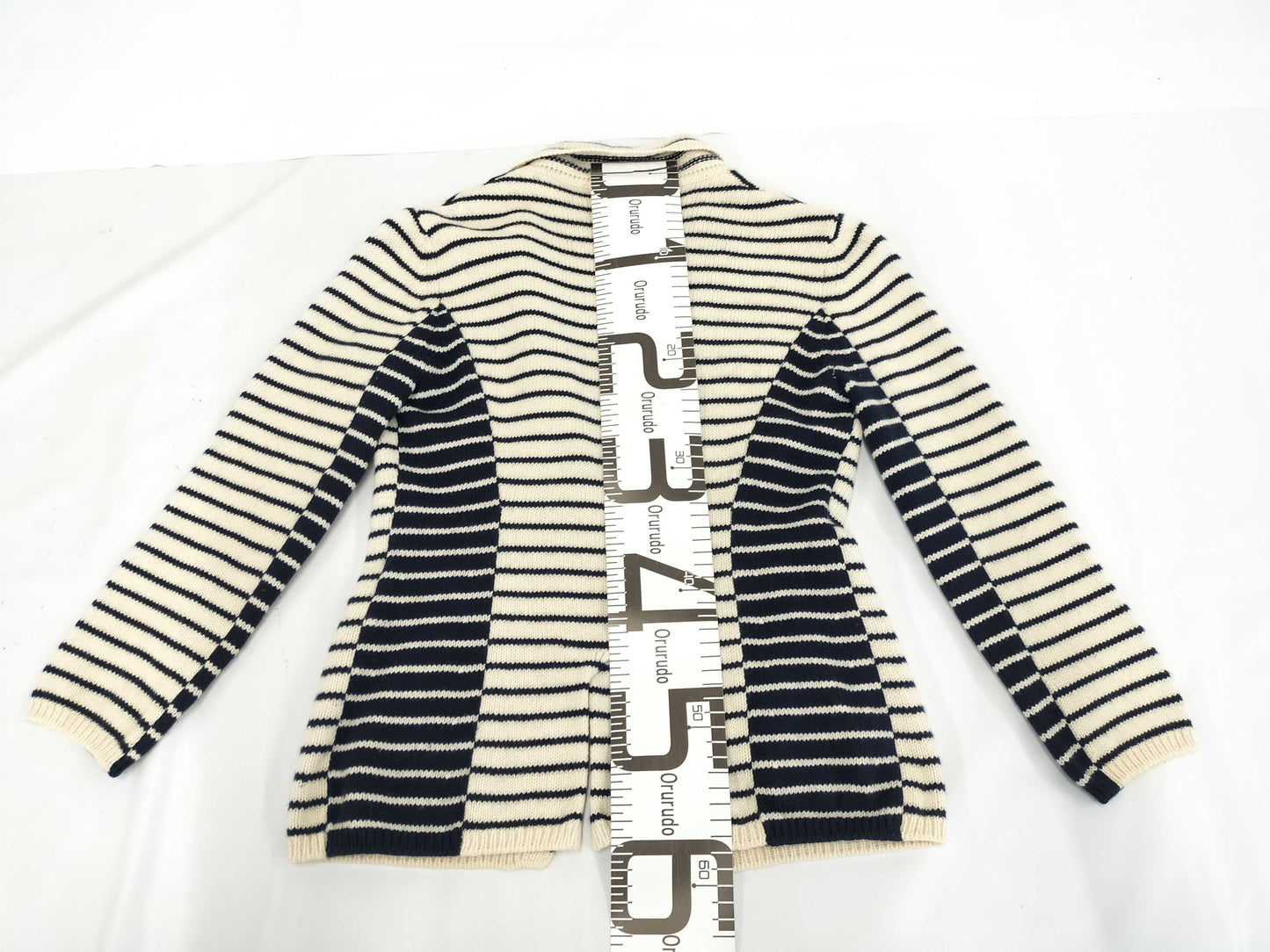 CHANEL CHANEL Knit Cardigan Border P21039V01301 03P #38 Cashmere Jacket