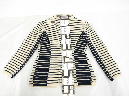 CHANEL CHANEL Knit Cardigan Border P21039V01301 03P #38 Cashmere Jacket