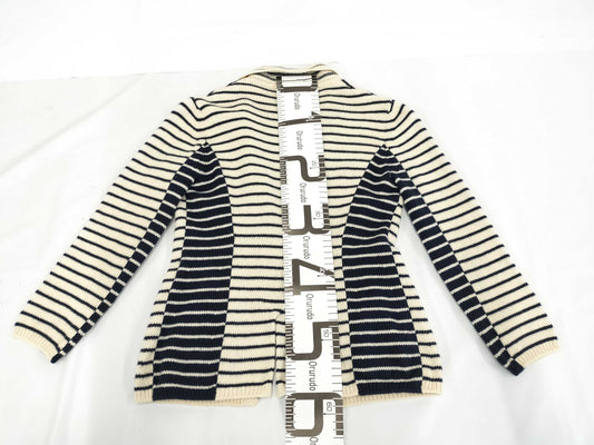 CHANEL CHANEL Knit Cardigan Border P21039V01301 03P #38 Cashmere Jacket
