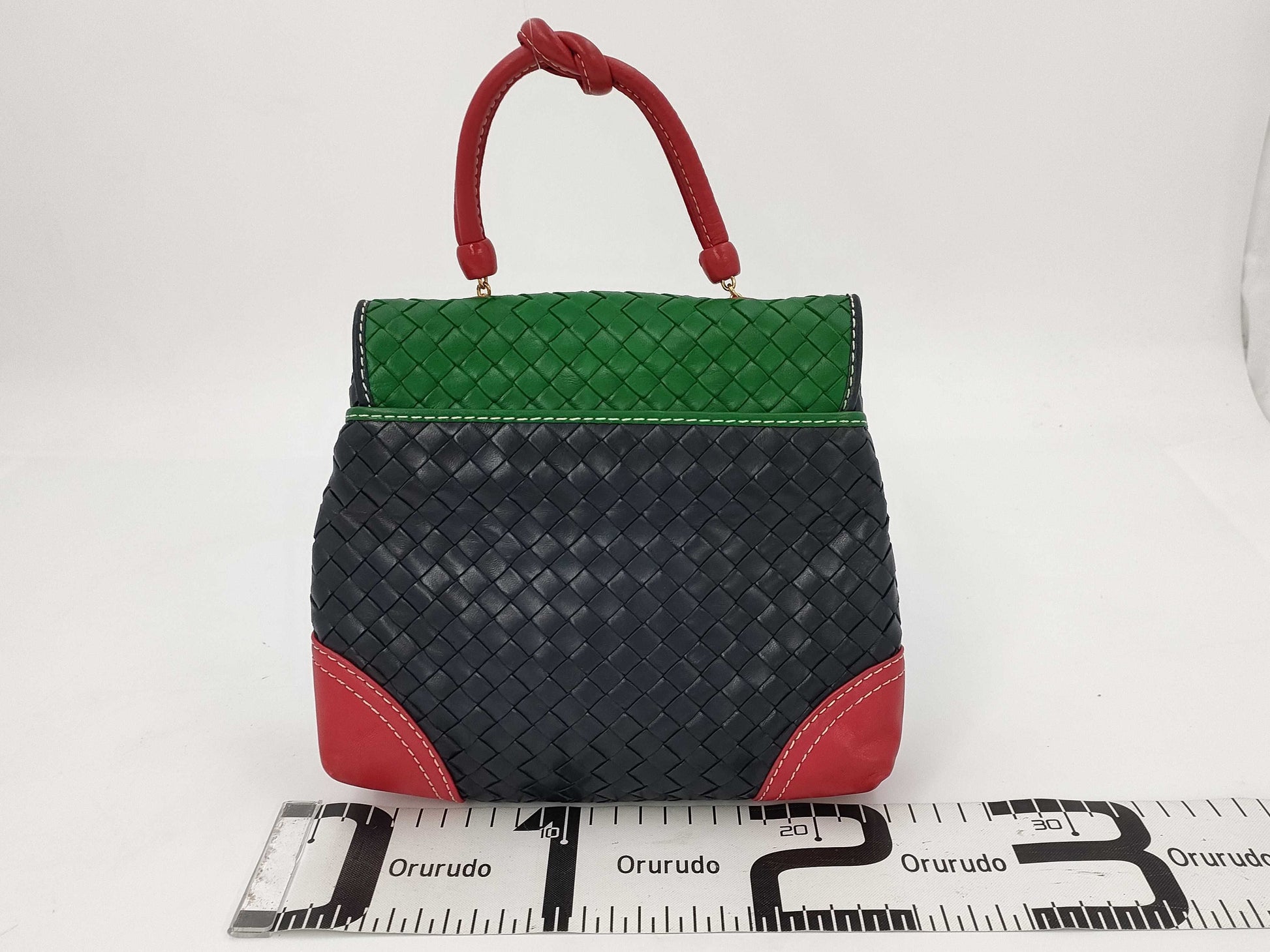 BOTTEGA VENETA Bottega Veneta Intrecciato Leather Handbag Multicolor Shoulder Bag