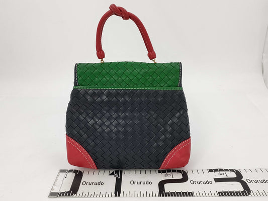 BOTTEGA VENETA Bottega Veneta Intrecciato Leather Handbag Multicolor Shoulder Bag
