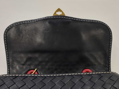 BOTTEGA VENETA Bottega Veneta Intrecciato Leather Handbag Multicolor Shoulder Bag