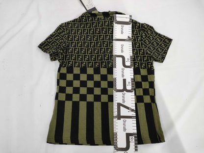 FENDI Zucca Polo Shirt, Green, Unused, Size 44, Tops