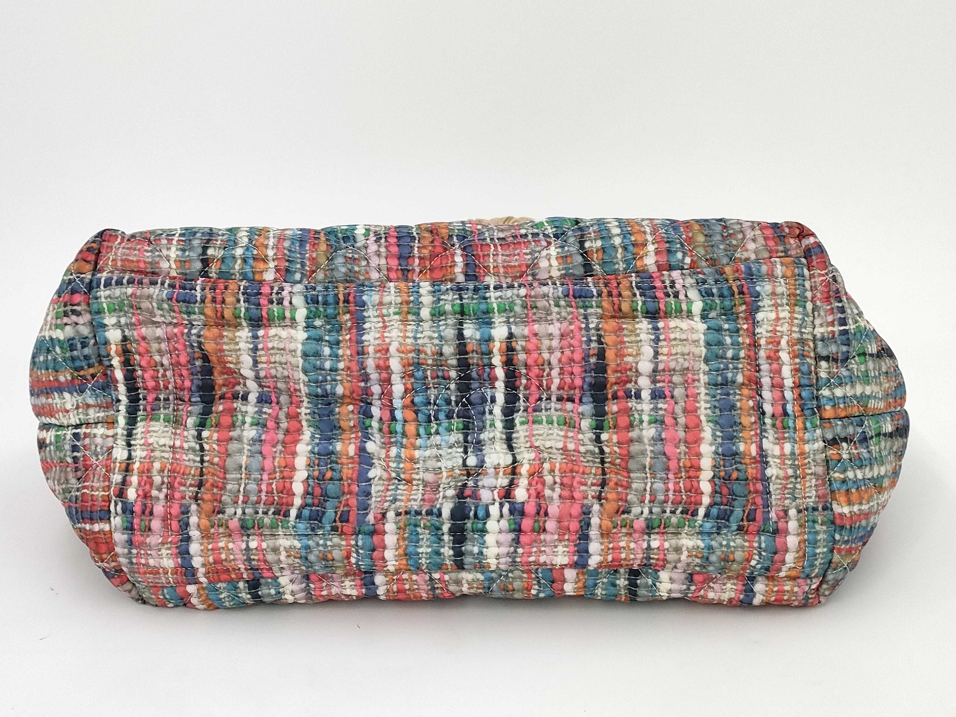 CHANEL CHANEL Coco Cocoon Tweed Print Tote Bag Handbag Tote Bag