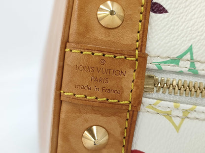 LOUIS VUITTON Multicolore Alma M92647 FL0094 White Handbag