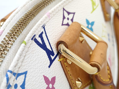 LOUIS VUITTON Multicolore Alma M92647 FL0094 White Handbag