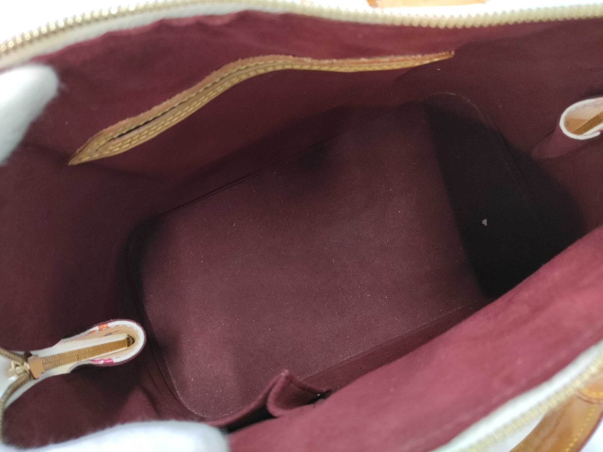 LOUIS VUITTON Multicolore Alma M92647 FL0094 White Handbag