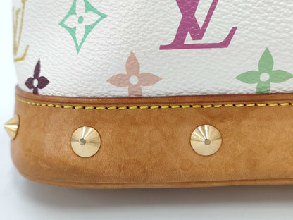 LOUIS VUITTON Multicolore Alma M92647 FL0094 White Handbag