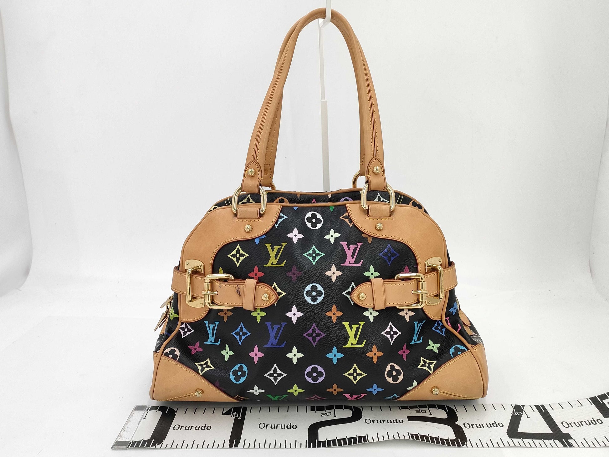 LOUIS VUITTON Multicolor Claudia M40194 AS1020 Black Handbag