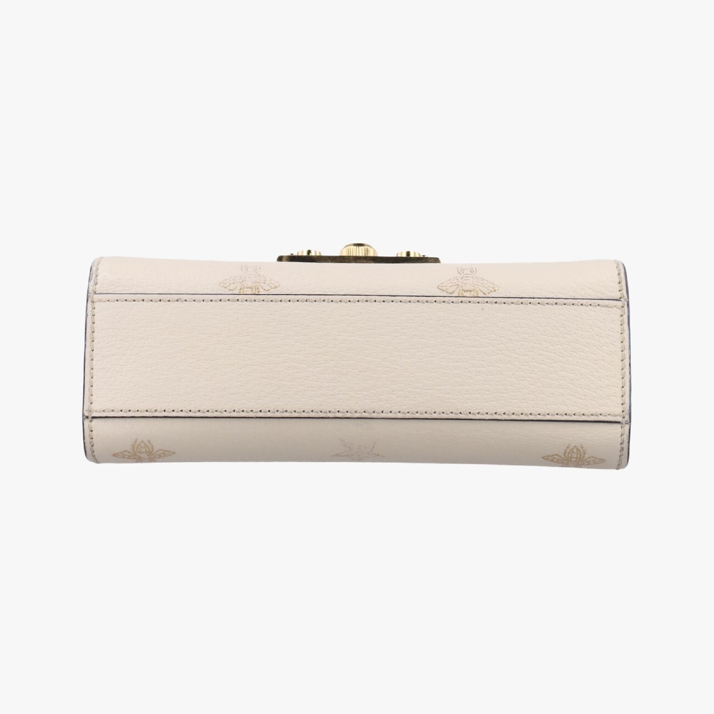 GUCCI Padlock White Leather Shoulder Bag 432182F027014147