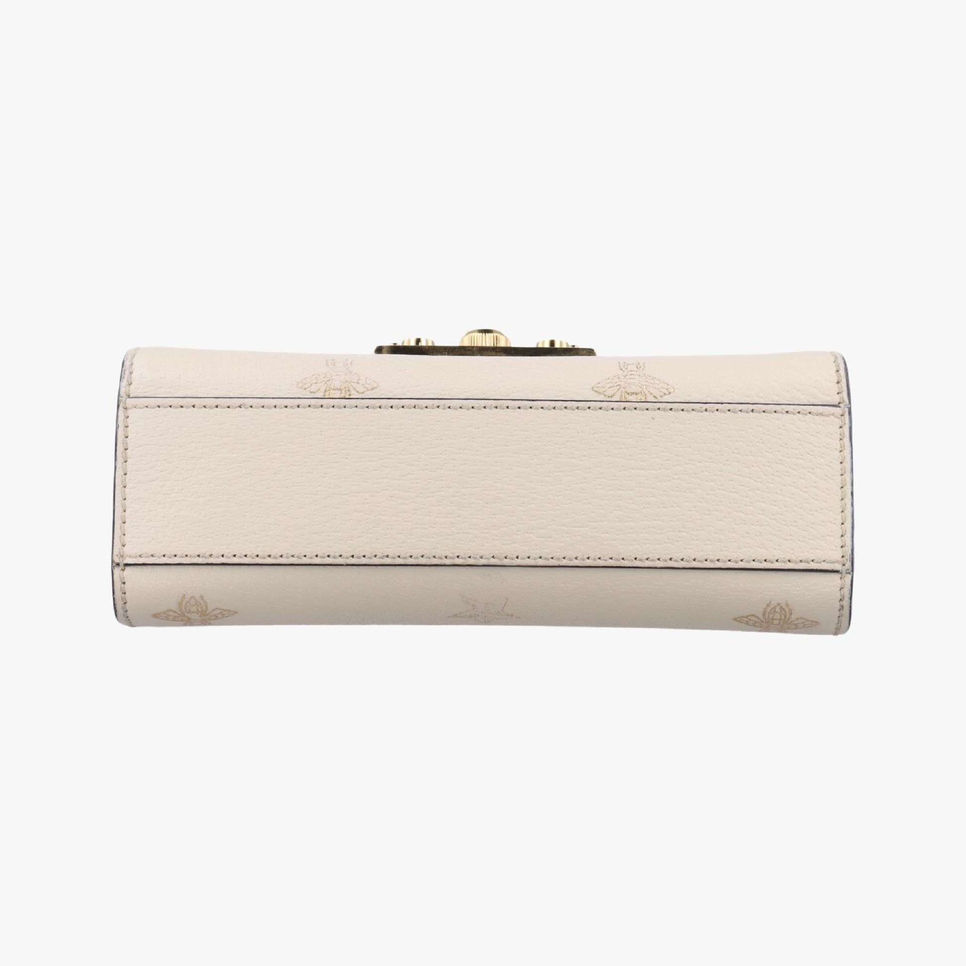 GUCCI Padlock White Leather Shoulder Bag 432182F027014147