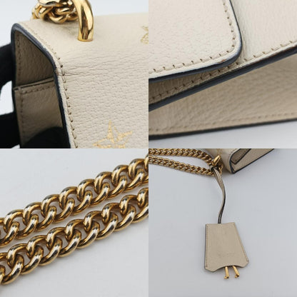 GUCCI Padlock White Leather Shoulder Bag 432182F027014147