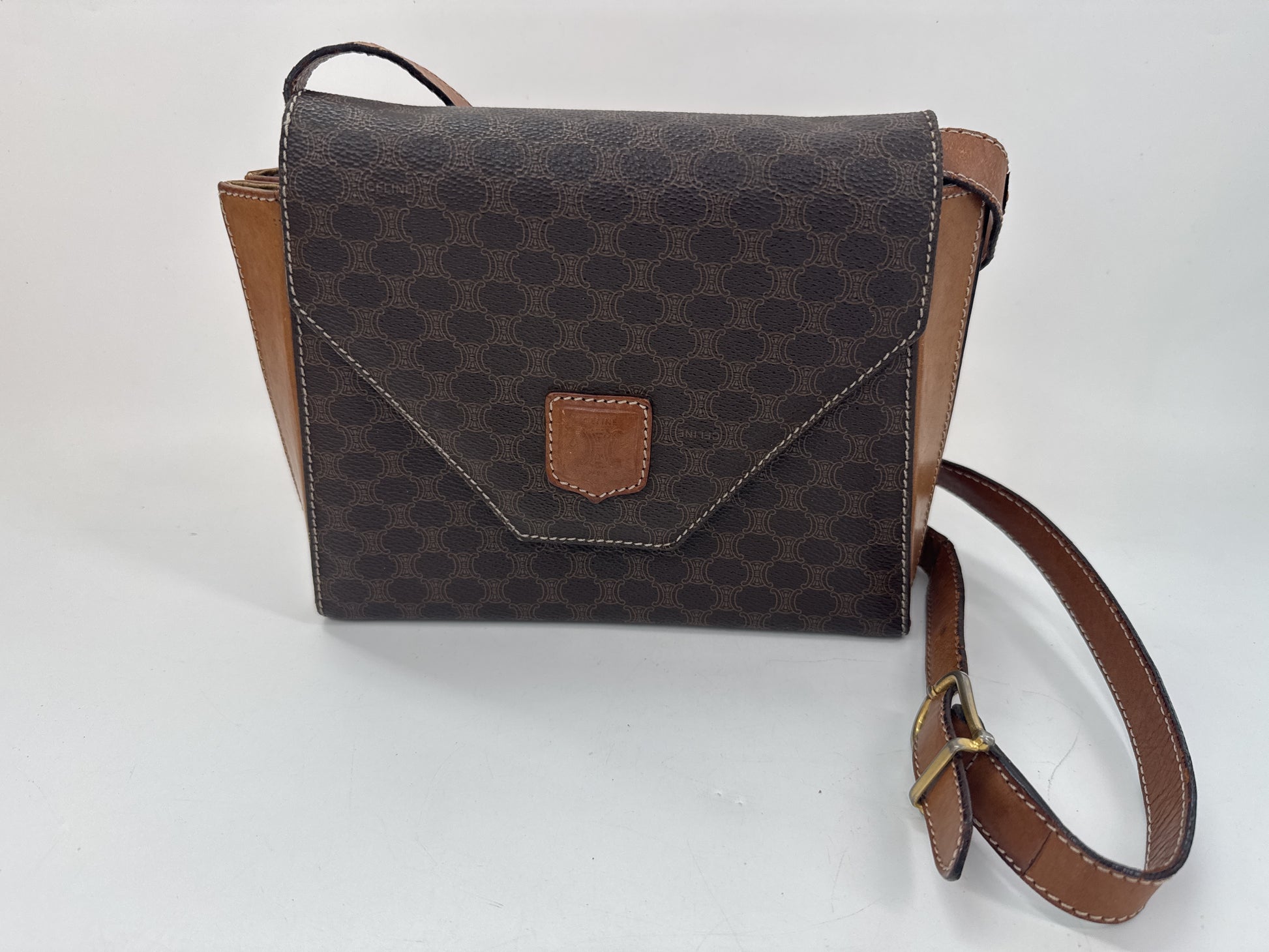CELINE Macadam Shoulder Bag