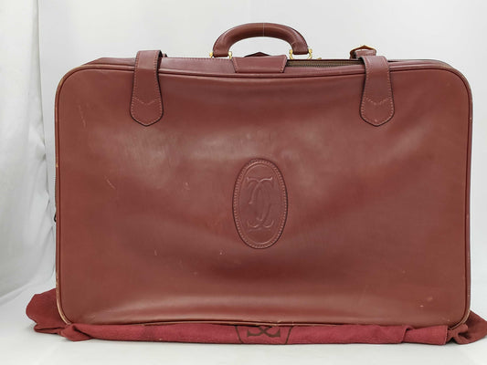Cartier Must Bordeaux Carry-On Suitcase Bag