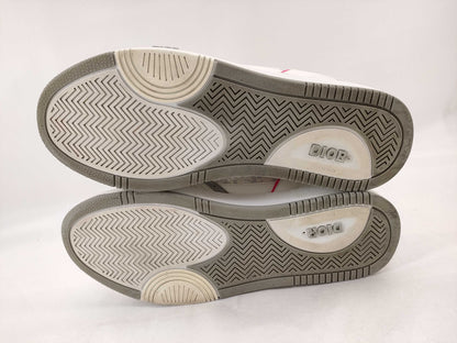 Dior Trotter Christian Dior Oblique Low-Top Sneakers, Size 41, White, FA0121