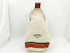 HERMES Cavalier Toile Chevron Shoulder Bag with Silver Hardware in Natural and Multicolor