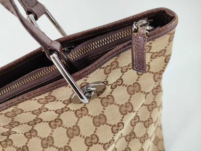 GUCCI GG Canvas Tote Bag