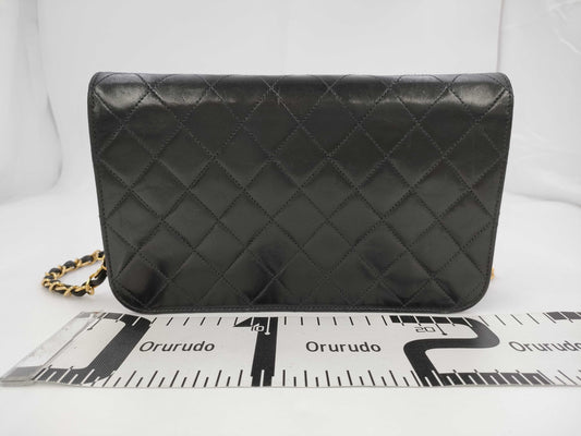 CHANEL Matelasse Lamb Push Lock Shoulder Bag