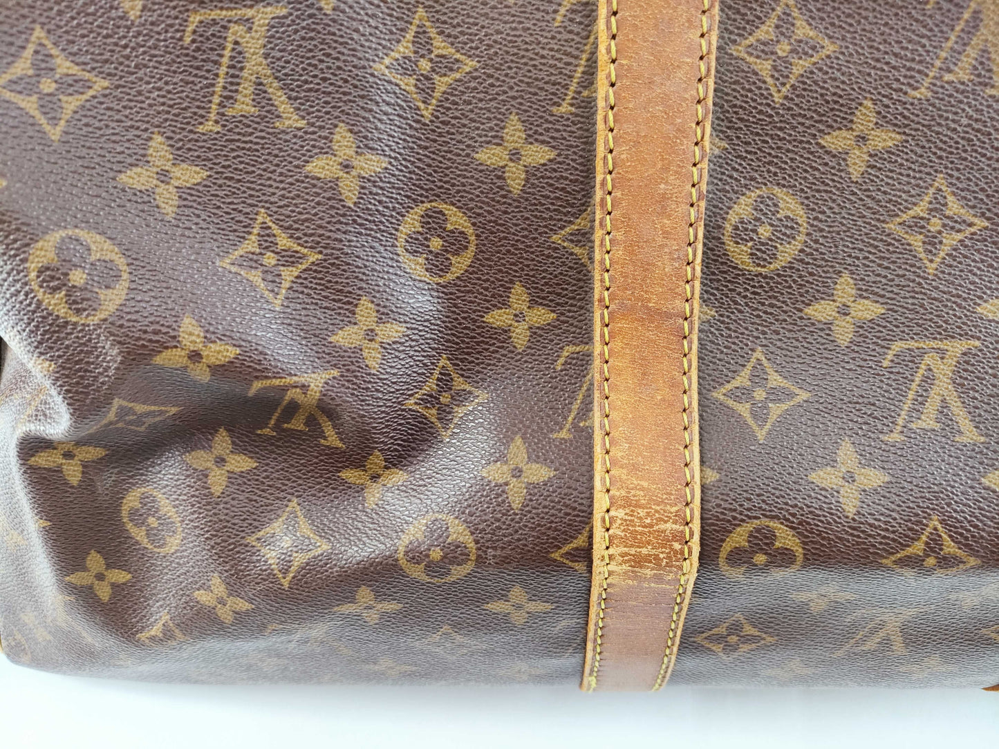 LOUIS VUITTON Monogram Keepall 55 Boston Bag