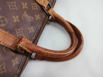 LOUIS VUITTON Monogram Keepall 55 Boston Bag