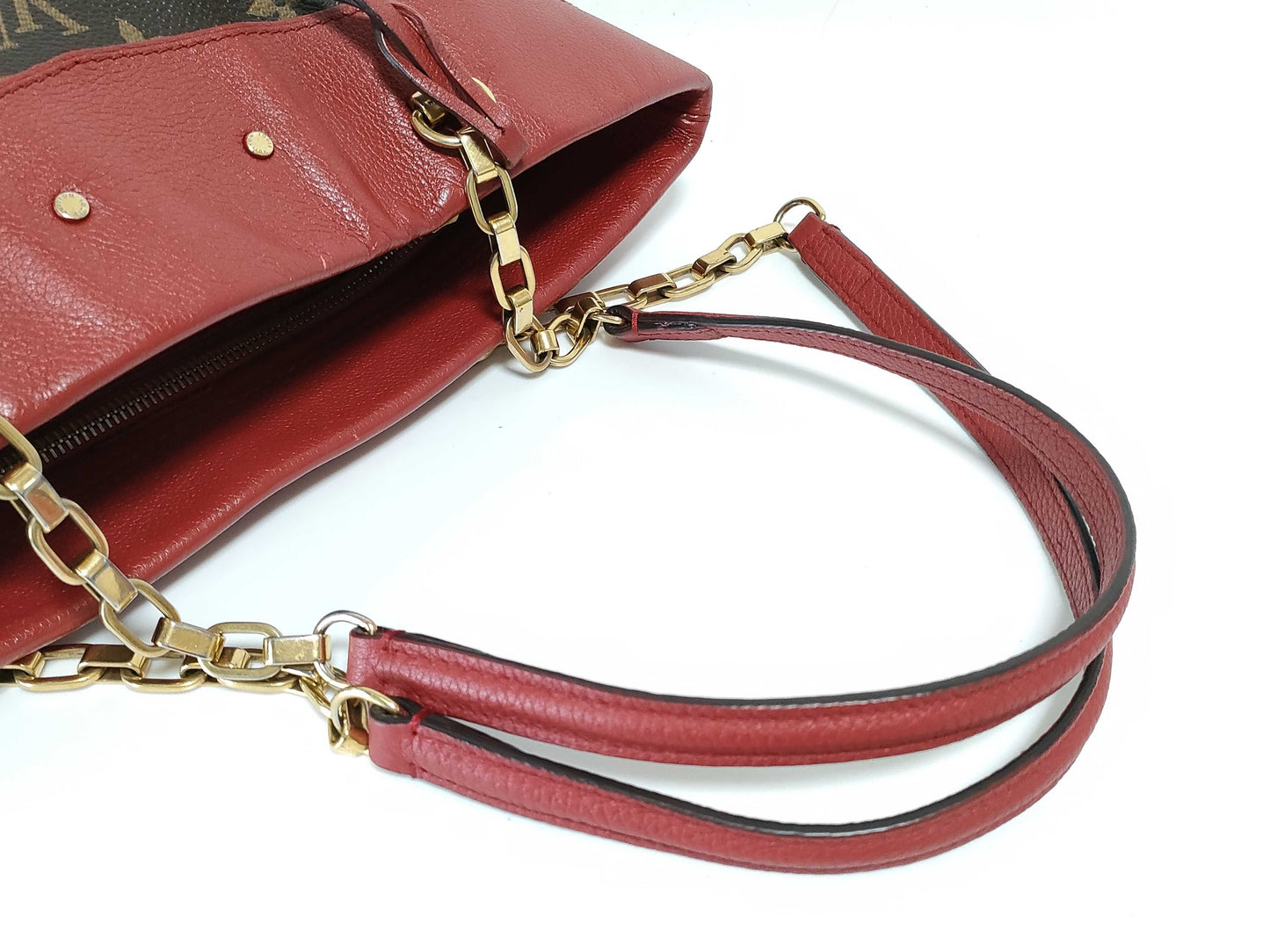 LOUIS VUITTON M51197 Monogram Pallas Chain Tote Handbag