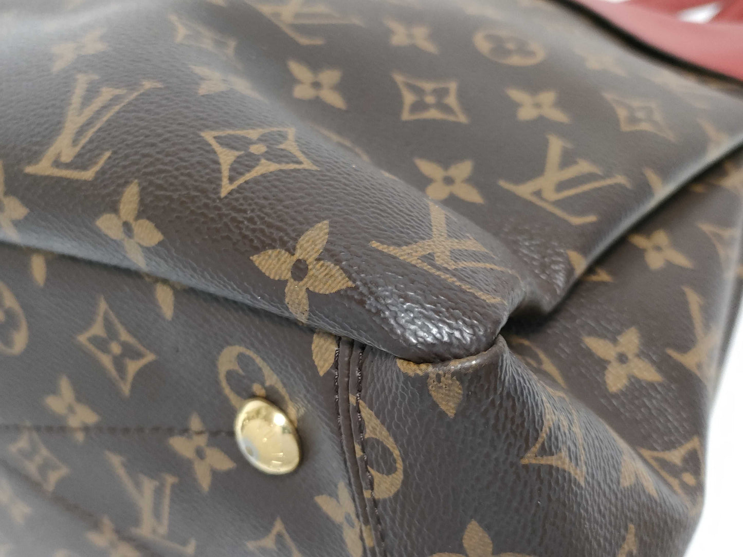 LOUIS VUITTON M51197 Monogram Pallas Chain Tote Handbag