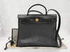 HERMES Airbag Zip PM 31 Toile H Berline Vache Hunter Black K Stamp Bag
