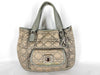 Dior Cannage Nylon Handbag/Shoulder Bag with Charm