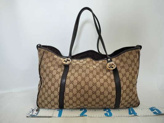 GUCCI GG Canvas Tote Bag