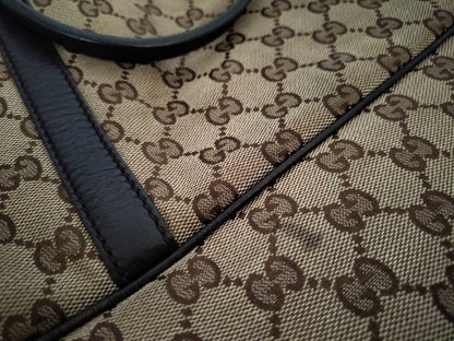 GUCCI GG Canvas Tote Bag