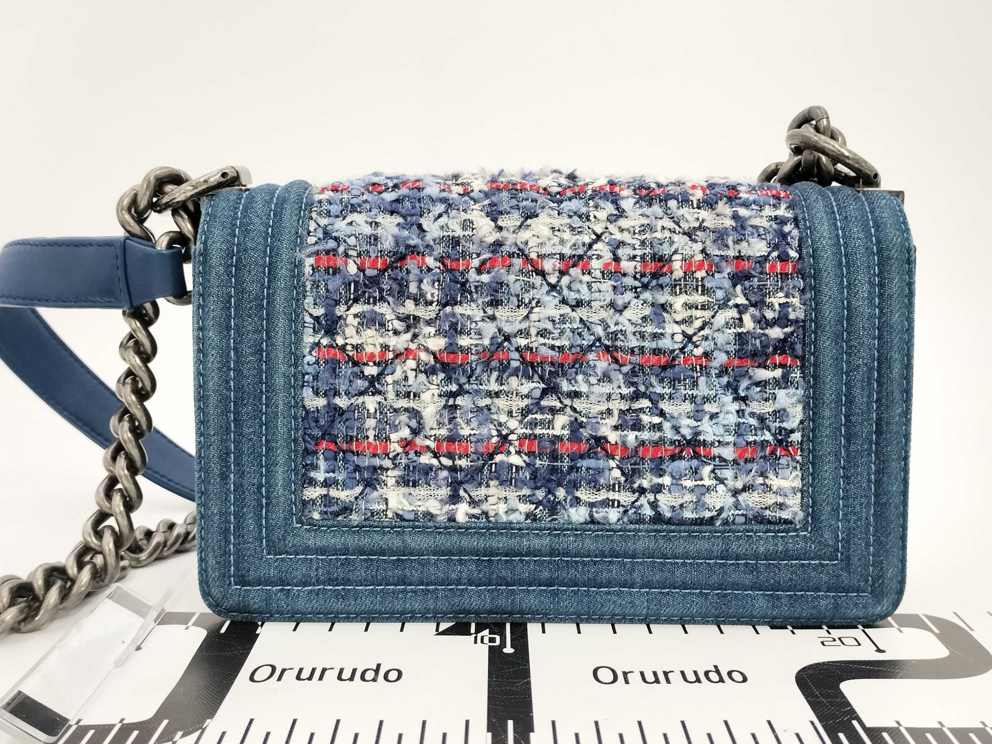 CHANEL Boy Chanel Denim Shoulder Bag, No. 19
