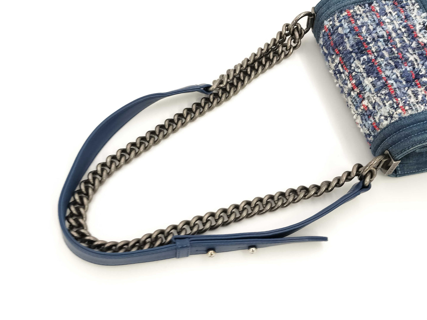 CHANEL Boy Chanel Denim Shoulder Bag, No. 19