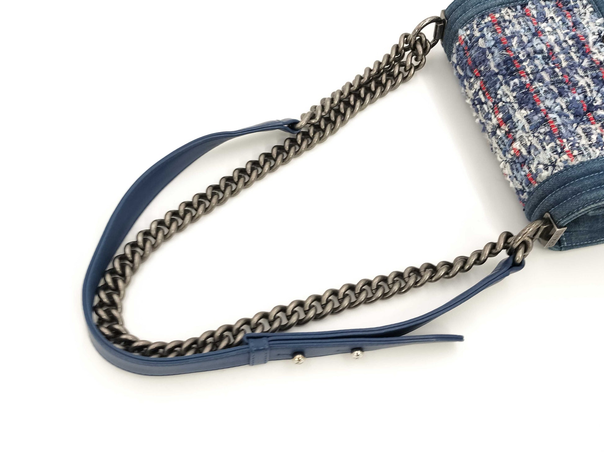 CHANEL Boy Chanel Denim Shoulder Bag, No. 19