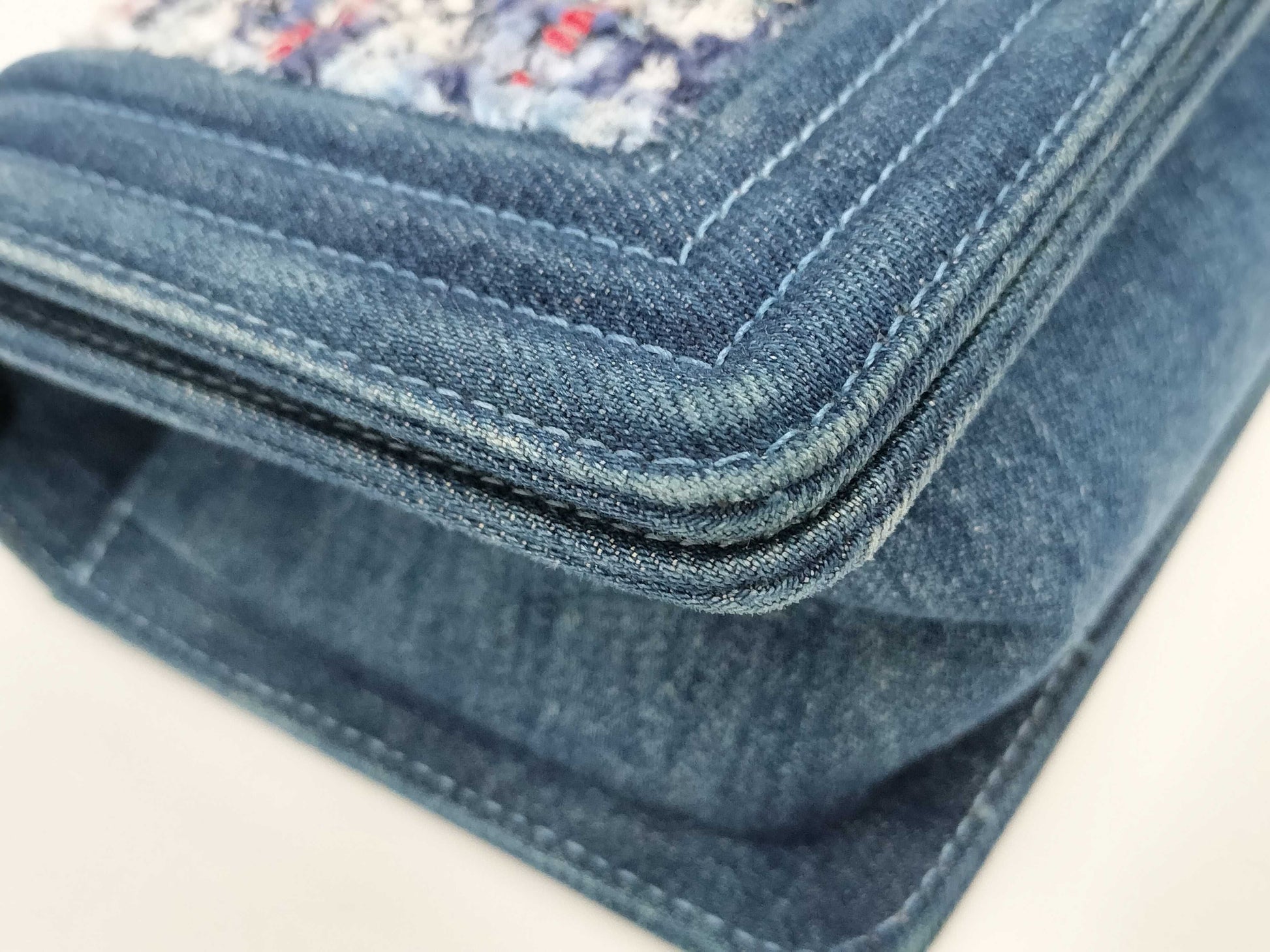 CHANEL Boy Chanel Denim Shoulder Bag, No. 19