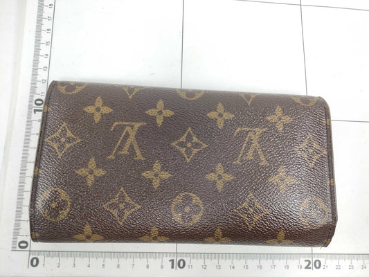 LOUIS VUITTON M 61734 Monogram Louis Vuitton Portefeuille Brazza Bi-fold Long Wallet