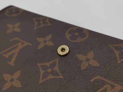 LOUIS VUITTON Louis Vuitton long wallet RFID responsive wallet