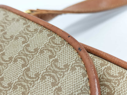 CELINE Triomphe Hardware Macadam PVC Shoulder Bag