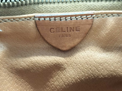 CELINE Macadam PVC Shoulder Bag with Circle Hardware