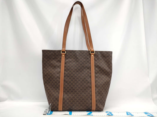 CELINE Macadam PVC Triomphe Shoulder Bag Tote Bag