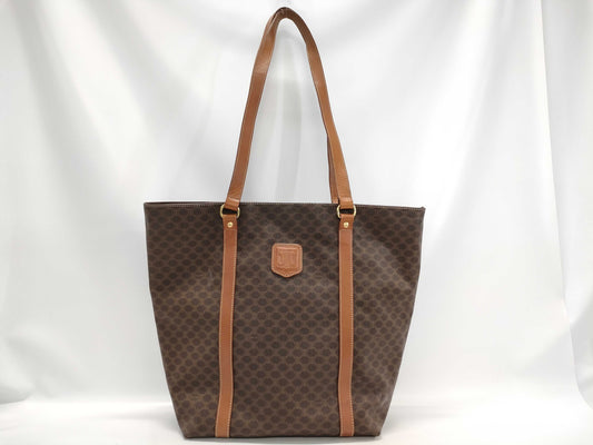 CELINE Macadam PVC Triomphe Shoulder Bag Tote Bag