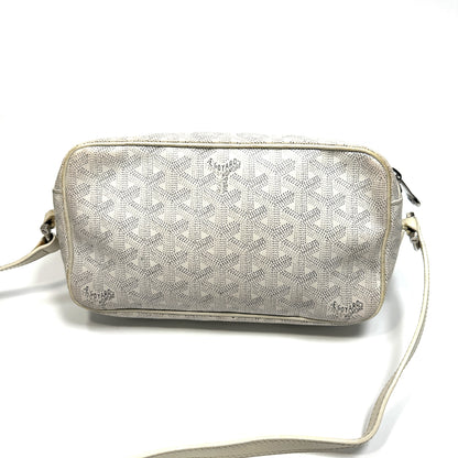 GOYARD Cup Vert PM Shoulder Bag, Herringbone, White