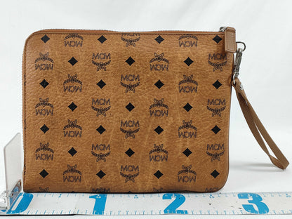 MCM SG-MCM Leather Clutch bag Brown Second bag